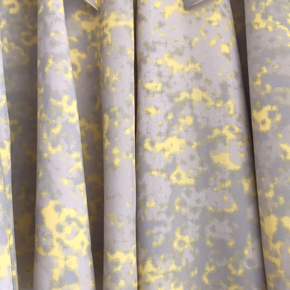 Halston Heritage Split Back Lemon Ring Drops Dress - image 8